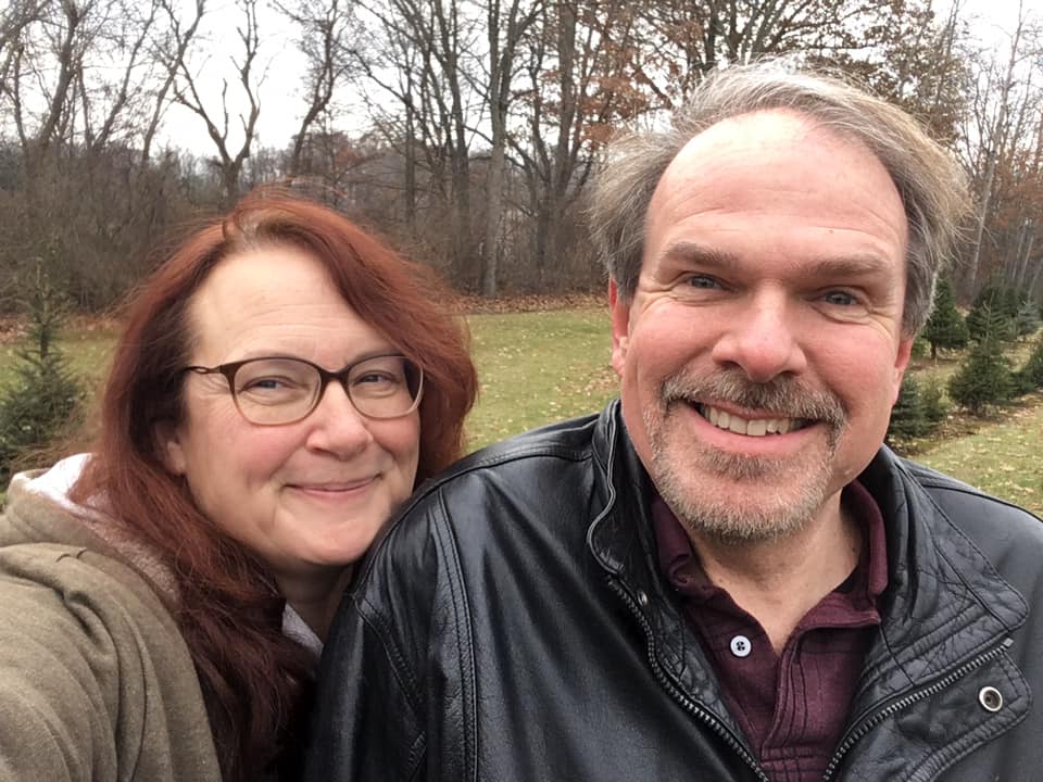 Bruce and Gina Lawton at a Christmas Tree Farm