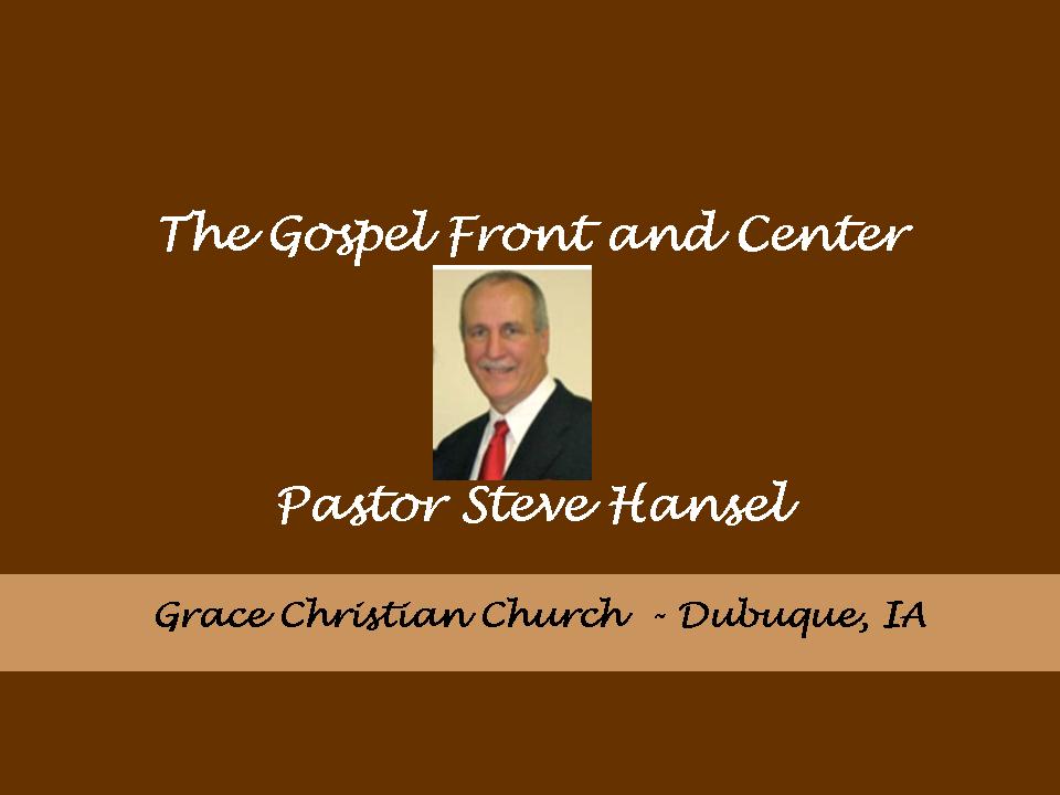 Pastor Steve Hansel has been sharing his love for the Lord for over 20 years