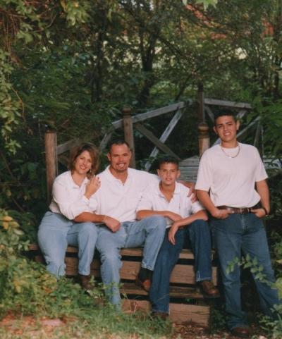 Pastor Thompson and his family. Pastors Duane and Jill and their two sons.