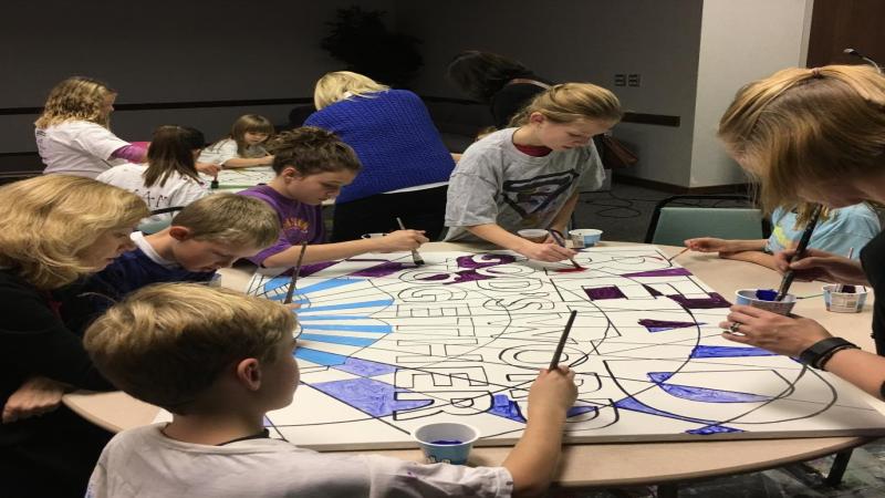 Intergenerational Night Painting