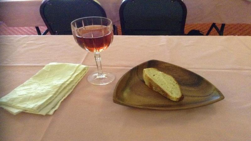 Simple gifts of Bread & Wine Transformed into Eternal Life